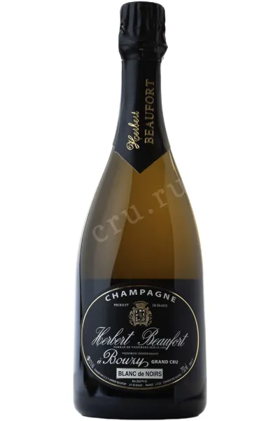 Шампанское Herbert Beaufort Blanc de Noirs Bouzy Grand Cru 2022 0.75 л