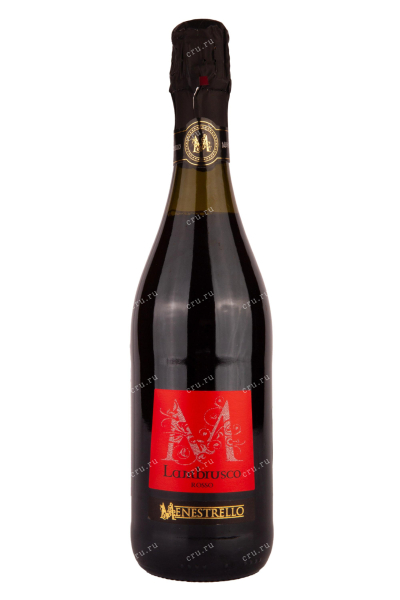 Вино Menestrello Lambrusco Rosso  0.75 л