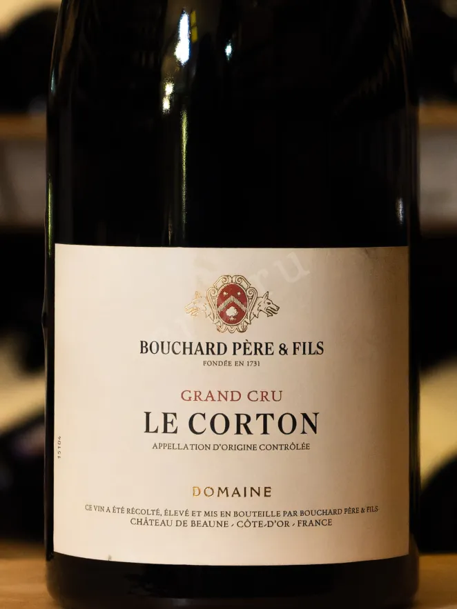 В магазине Крю Профи Bouchard Pere et Fils Le Corton Grand Cru in gift box 2016 0.75 л