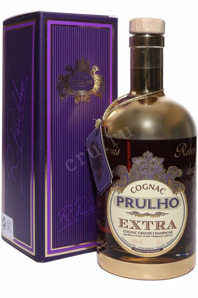 Коньяк Prulho Extra Grand Champagne in gift box  0.5 л