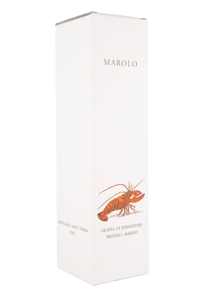 Подарочная коробка граппы Marolo di Vermentino gift box 0.7