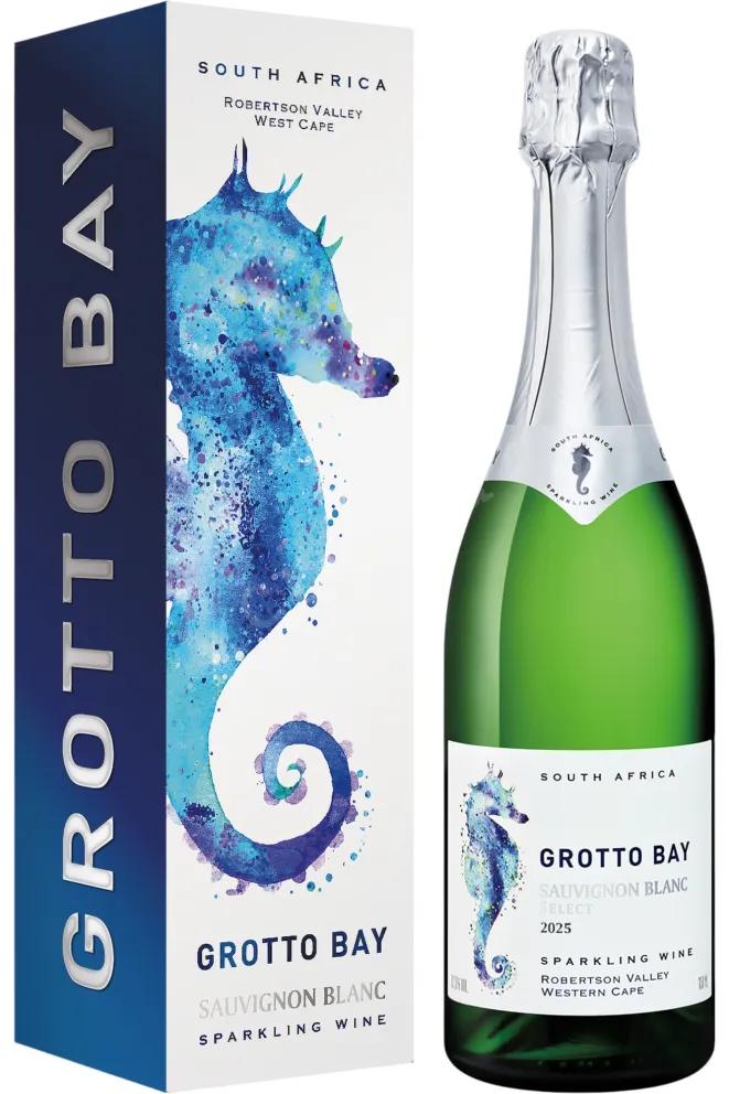 Игристое вино Grotto Bay Sauvignon Blanc Select Extra brut in gift box 2025 0.75 л