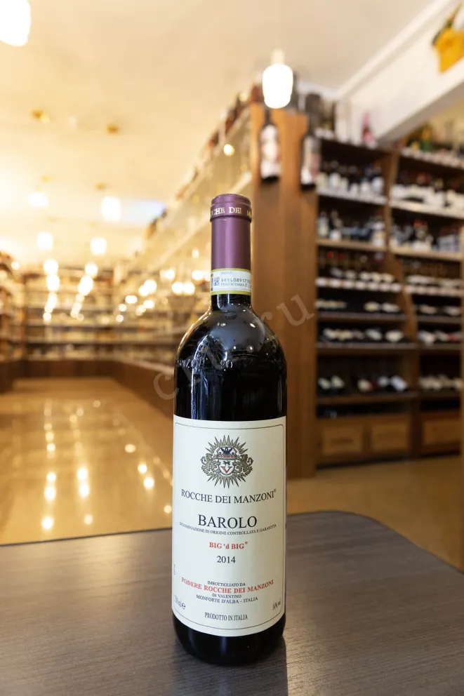 В магазине Крю Профи Rocche Dei Manzoni Barolo Big 'd Big DOCG 2014 0.75 л