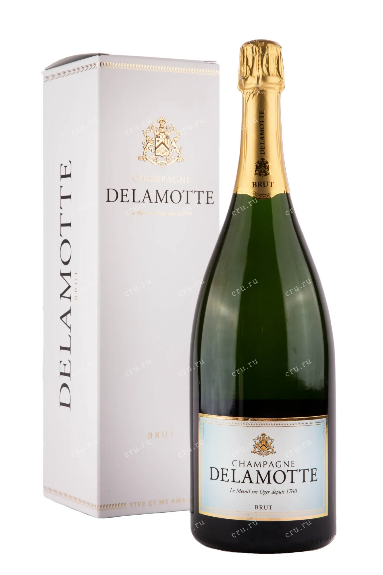 Фото — Шампанское Delamotte Brut  1.5 л