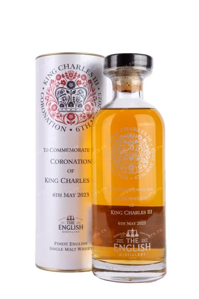 Виски The English Single Malt Coronation of King Charles III in tube  0.7 л