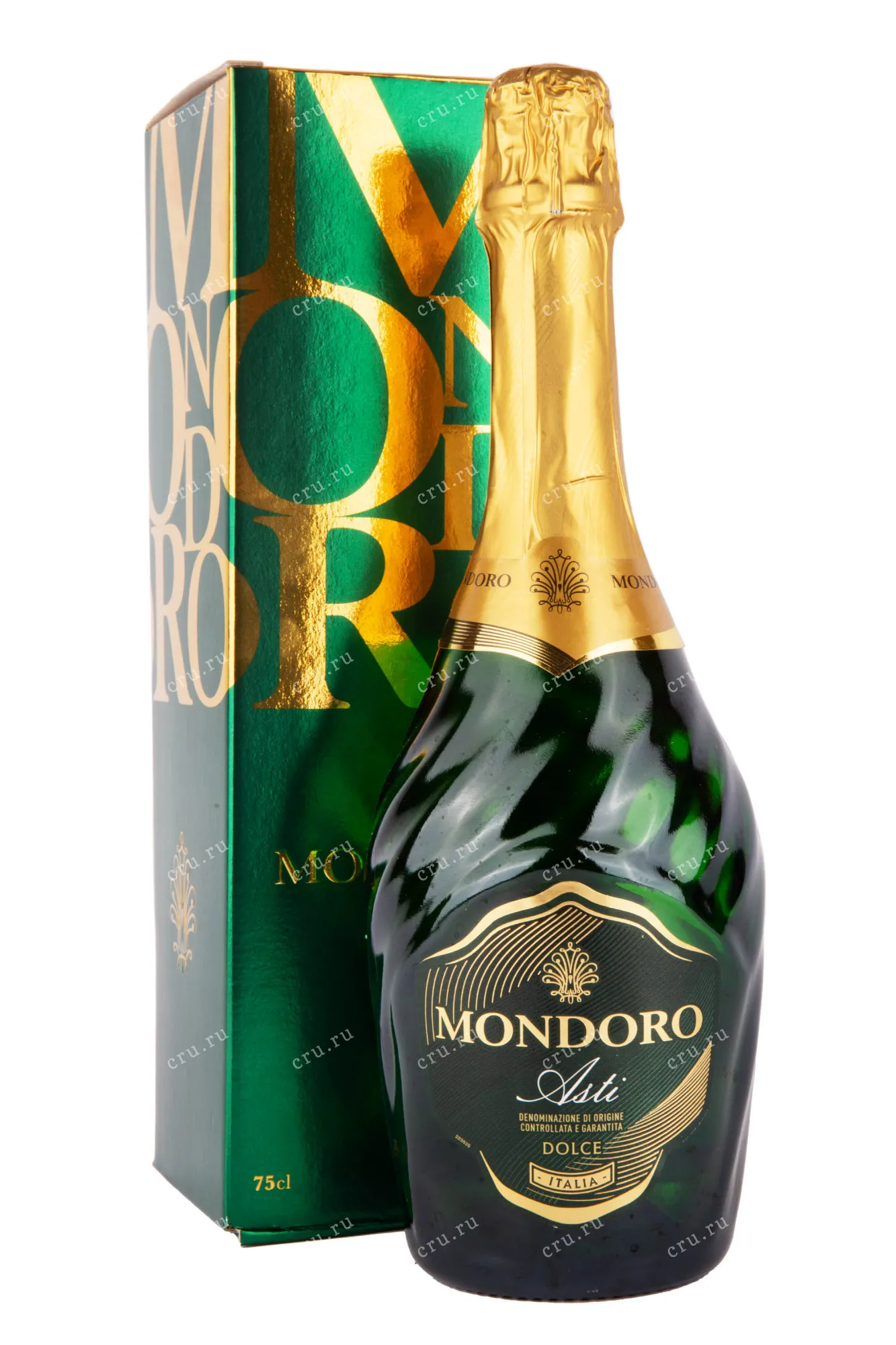 Фото — Игристое вино Asti Mondoro with gift box 2022 0.75 л