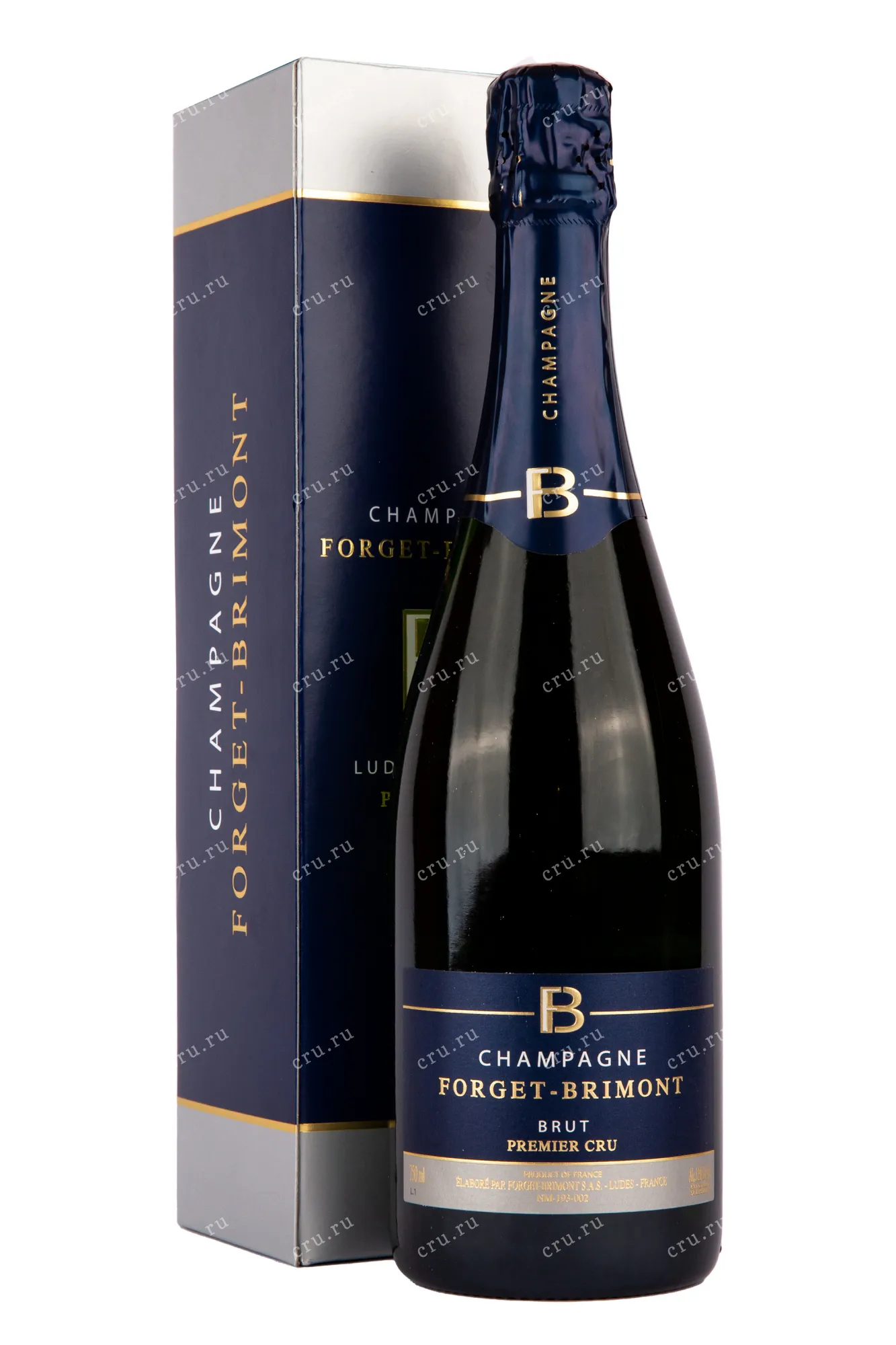 Фото — Шампанское Forget-Brimont Brut Premier Cru gift box  0.75 л