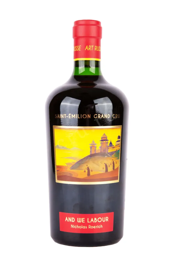 Бутылка Chateau La Grace Dieu des Prieurs Art Russe Saint-Emilion Grand Cru Set of 6 bottles in wooden box 2014 0.75 л