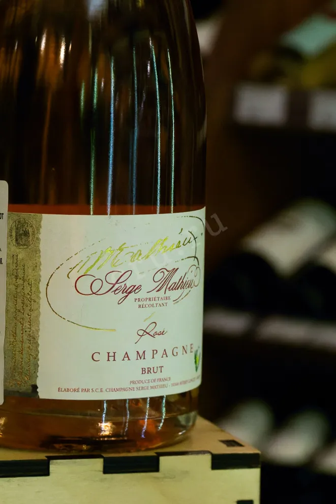 В магазине Крю Профи Serge Mathieu Brut Rose 2021 0.75 л