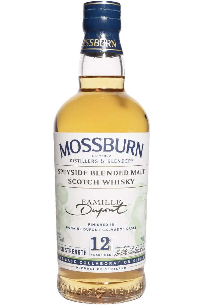 Бутылка Mossburn Calvados Dupont Cask Finish 12 Years Old in tube 0.7 л