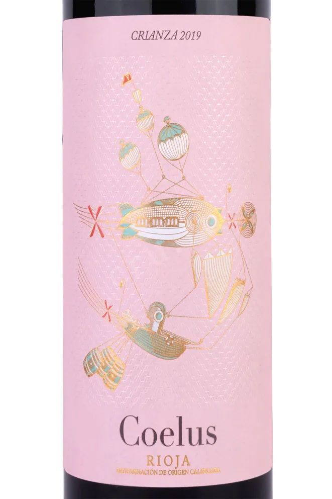 Этикетка Coelus Crianza Rioja  2019 0.75 л