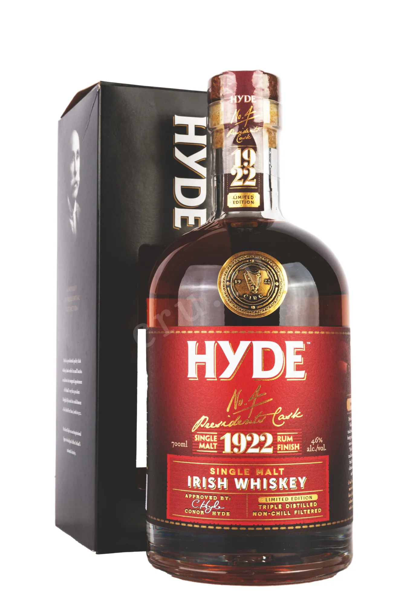 Фото — Виски Hyde №4 Rum Cask Finish gift box  0.7 л