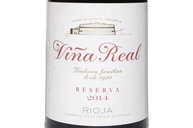 Этикетка Vina Real Reserva 2014 1.5 л
