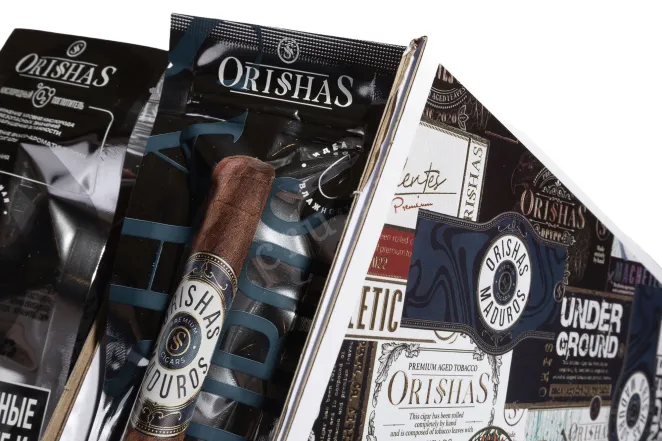 Коробка с сигарами Orishas Maduros R54 Toro Hermetic