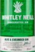 Этикетка Whitley Neill Aloe & Cucumber 0.2 л