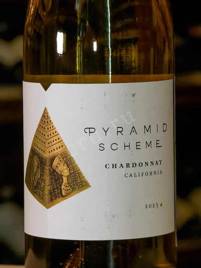 В магазине Крю Профи Pyramid Scheme California Chardonnay 2023 0.75 л
