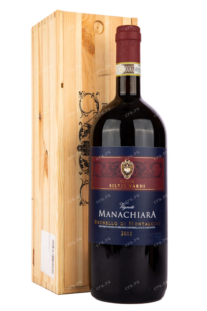 Вино Silvio Nardi Vigneto Manachiara Brunello di Montalcino 2012 1.5 л