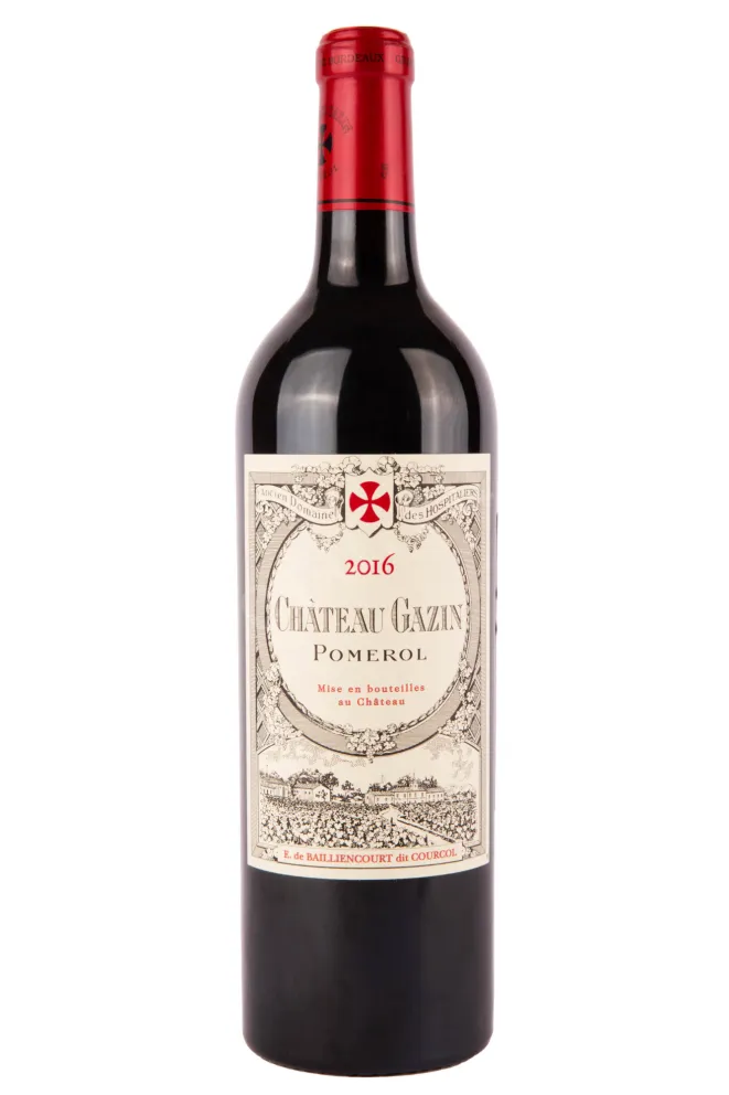 Вино Chateau Gazin Pomerol 2016 0.75 л