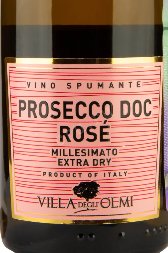 Этикетка Villa Degli Olmi Rose Millsesimato Extra Dry 2020 0.2 л
