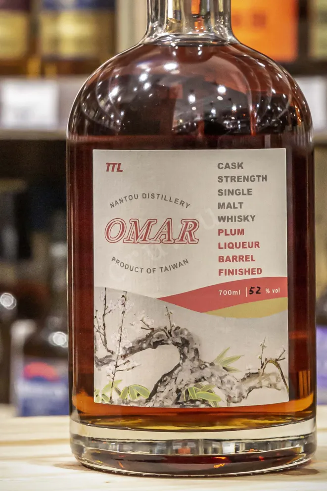 В магазине Крю Профи Omar Cask Strength Single Malt Plum Liqueur Barrel Finish in gift box 0.7 л