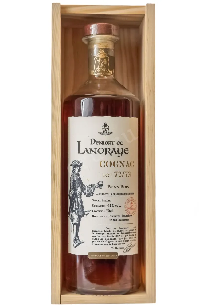 В деревянной коробке Deniort de Lanoraye Bons Bois wooden box  1972-1973 0.7 л