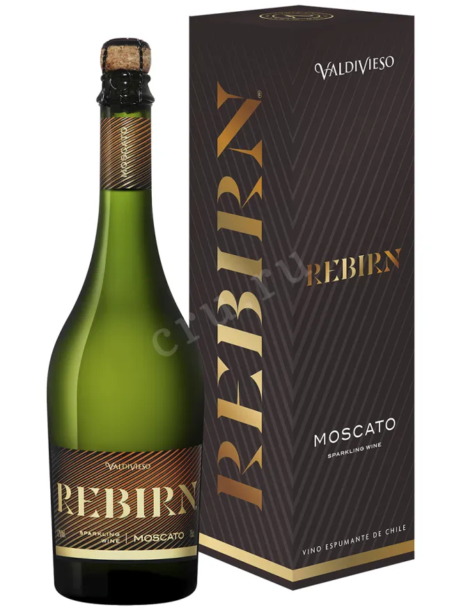 Игристое вино Rebirn Moscato in gift box 2023 0.75 л