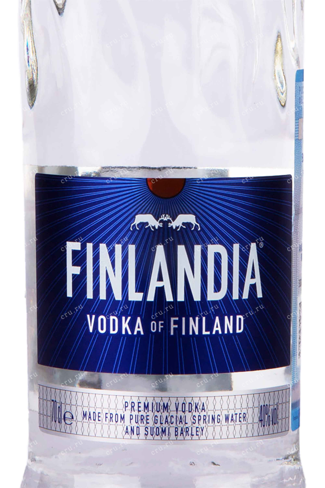 Этикетка Finlandia 0.7 л