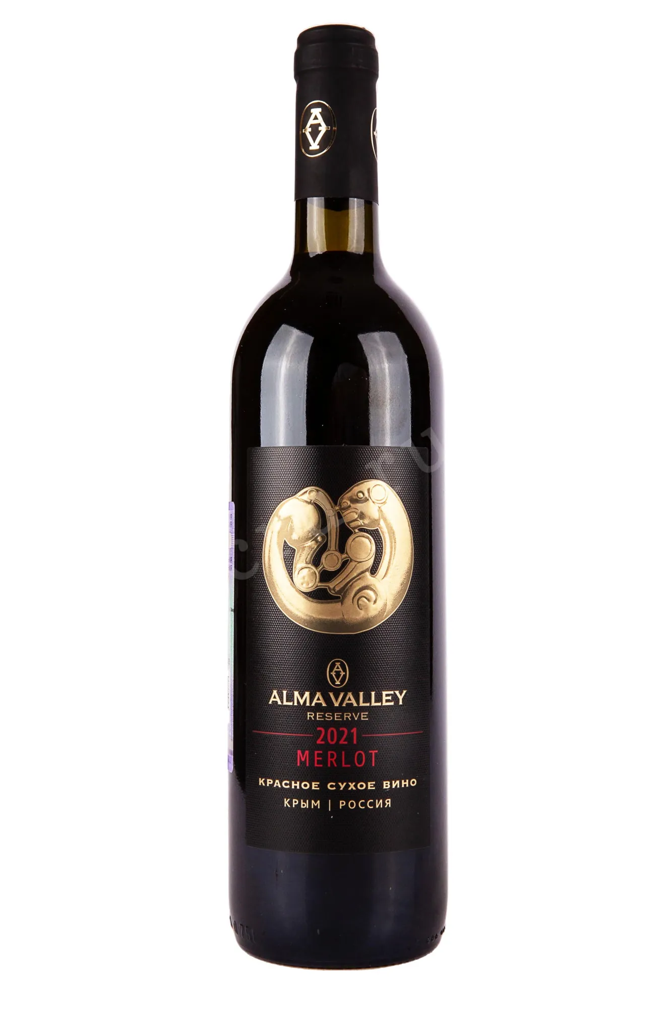 Фото — Вино Алма Велли Мерло Резерв 2021 0.75 л