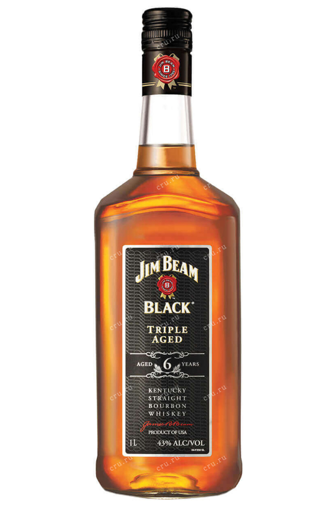Виски Jim Beam Black 6 years  1 л