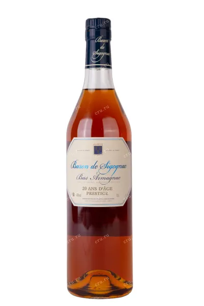 Арманьяк Baron de Sigognac 20 Ans d'Age  0.7 л
