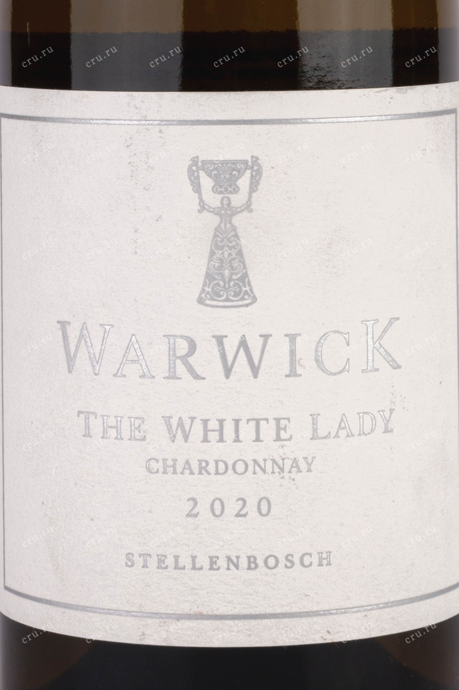 Контрэтикетка Chardonnay White Lady Stellebosch Warwick 2020 0.75 л