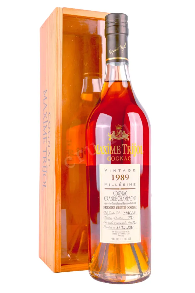 Коньяк Maxime Trijol Grande Champagne 1989 0.7 л
