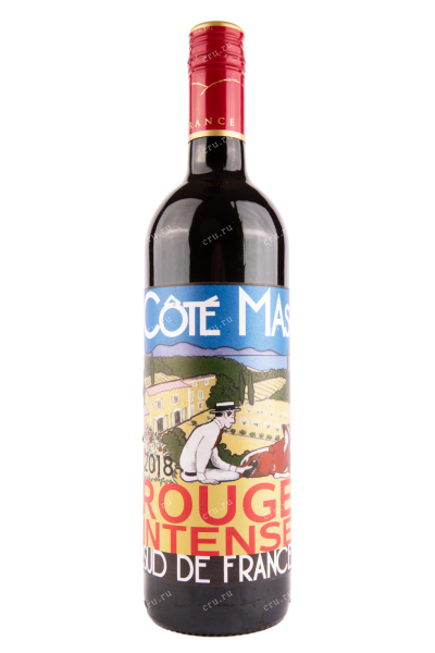 Вино Cote Mas Rouge Intense 2018 0.75 л