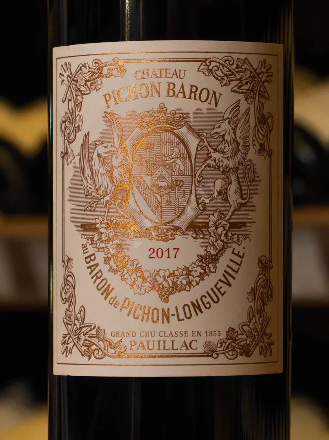 В магазине Крю Профи Chateau Pichon Longueville Baron Pauillac Grand Cru Classe 2017 0.75 л