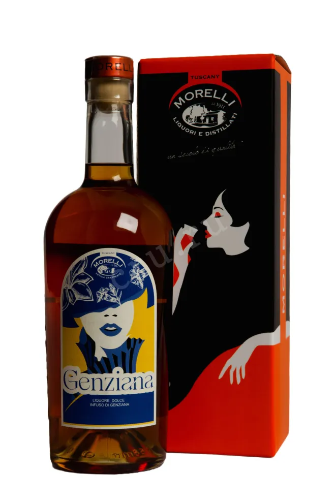 Ликер Morelli Genziana in gift box  1 л