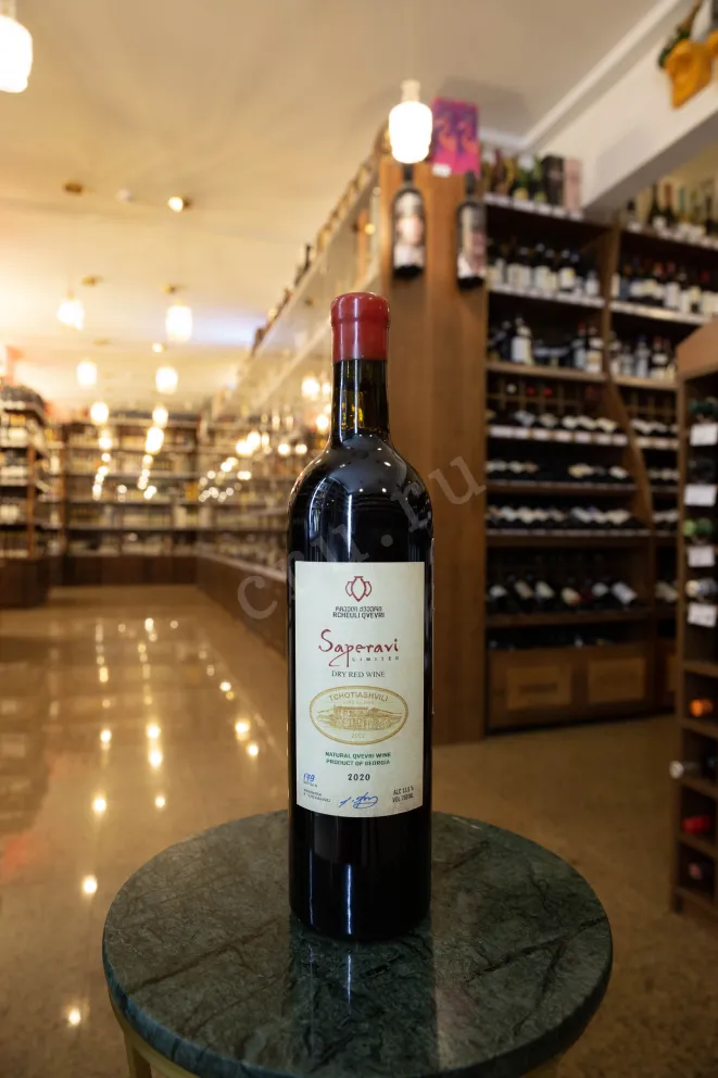 В магазине Крю Профи Tchotiashvili Rcheuli Saperavi Natural Kvevri Reserve 2020 0.75 л