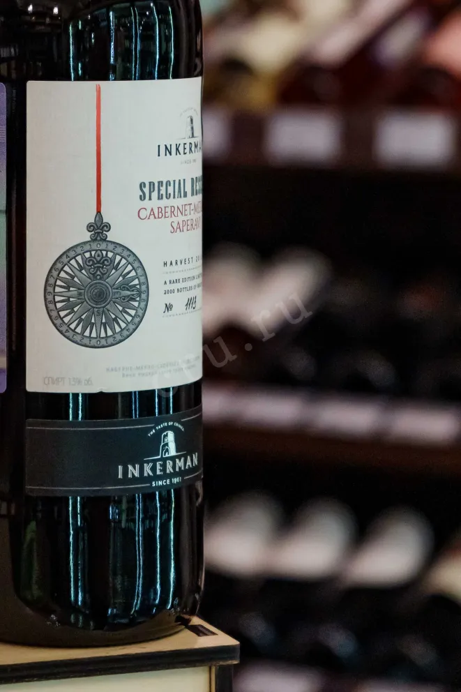 В магазине Крю Профи Inkerman Cabernet-Merlot-Saperavi Special Reserve 2018 0.7 л