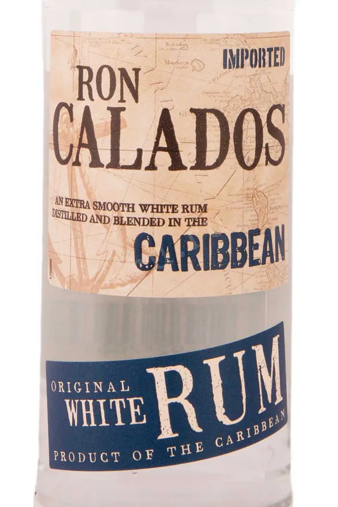 Этикетка Ron Calados White 0.7 л
