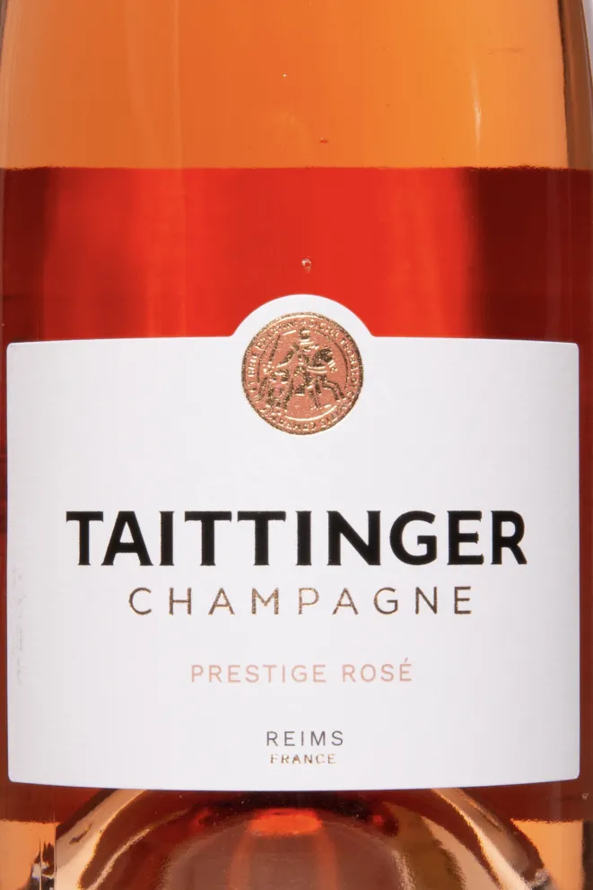 Этикетка Taittinger Prestige Rose Brut 2019 0.375 л