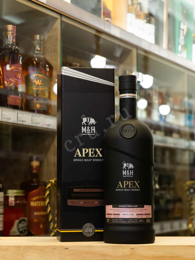 В магазине Крю Профи M & H Apex Single Cask Desert Wine Cask 3 years in gift box 0.7 л