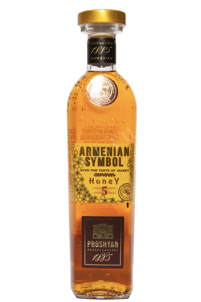 Коньяк Армянский Символ Мёд 5 лет  0.5 л