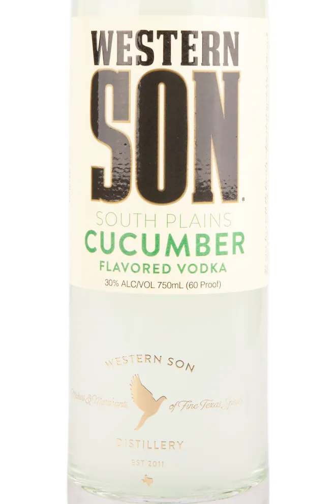 Водка Вестерн Сан Огурец  0.75 л