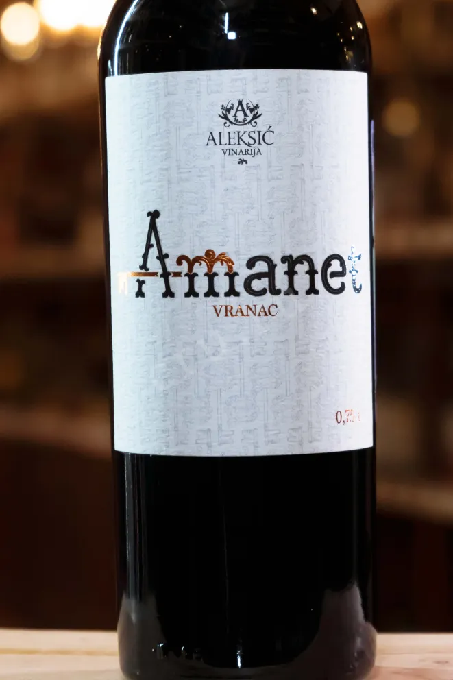 В магазине Крю Профи Aleksic Amanet Vranac 2019 0.75 л