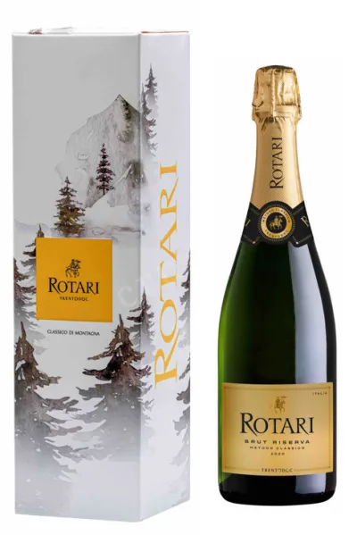 Игристое вино Rotari Riserva Brut Trento DOC in gift box  0.75 л