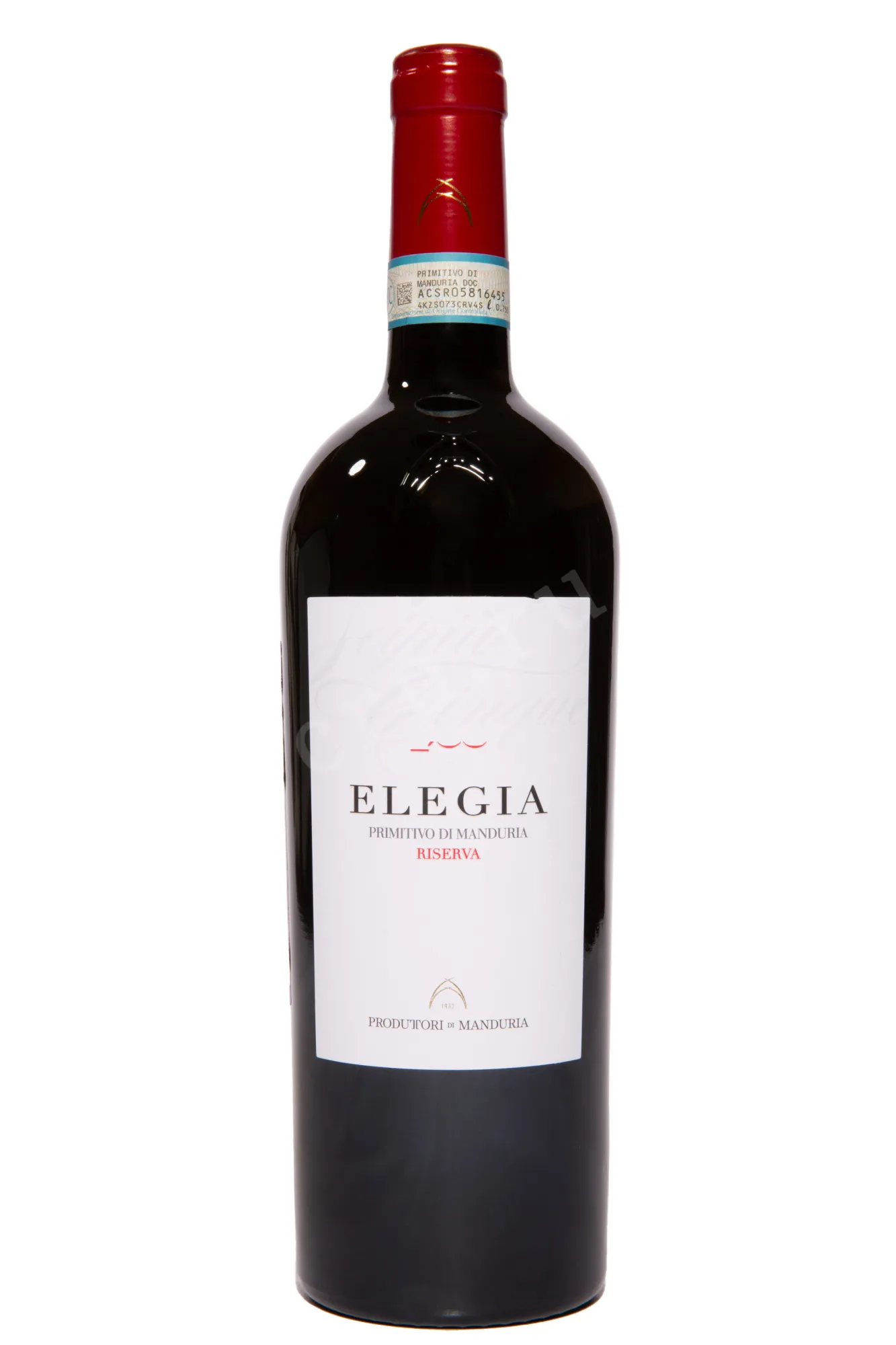 Фото — Вино Elegia Primitivo di Manduria Riserva 2021 0.75 л