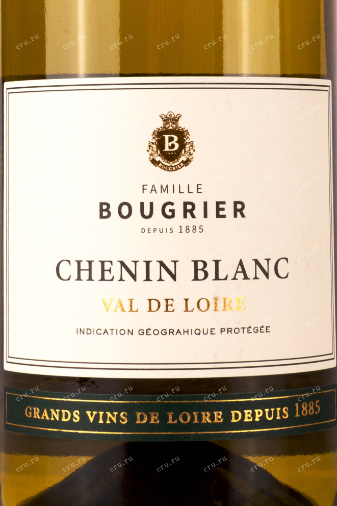 Этикетка Famille Bougrier Chenin Blanc Val de Loire 0.75 л