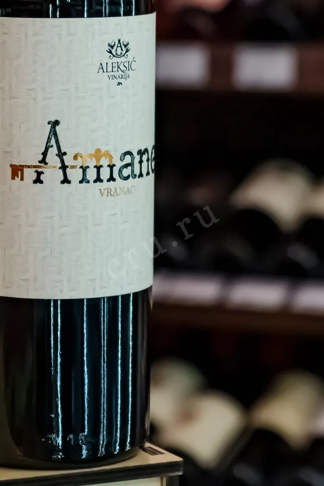 В магазине Крю Профи Aleksic Amanet Vranac 2019 0.75 л