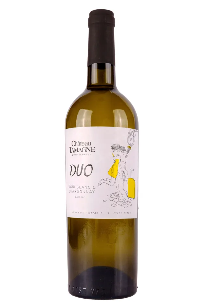 Вино Шато Тамань Дуо белое сухое 2023 0.75 л