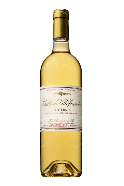 Вино Chateau Villefranche Sauternes 2019 0.375 л