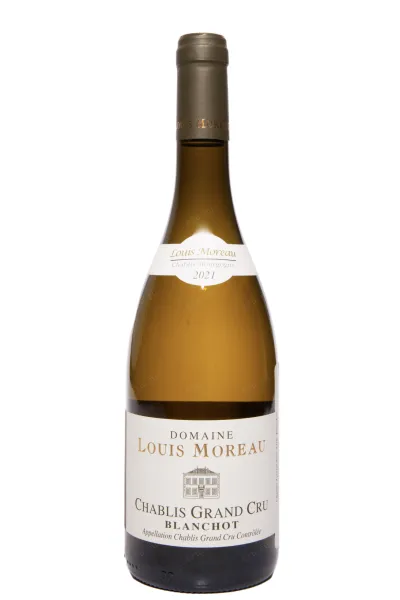Вино Domaine Louis Moreau Chablis Grand Cru Blanchot AOC 2021 0.75 л